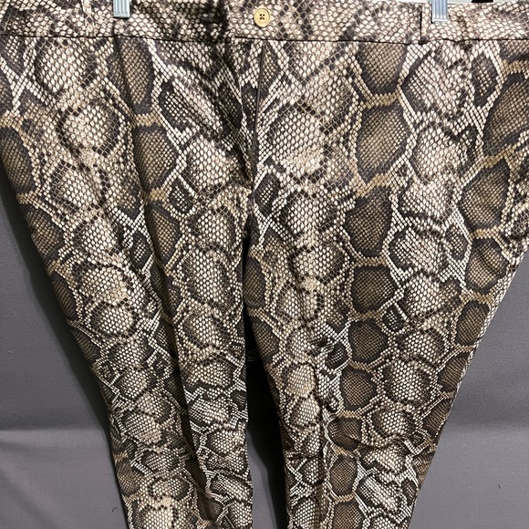MICHAEL Michael Kors Denim - MICHAEL Michael Kors Snake Print Skinny Jeans Lot 9